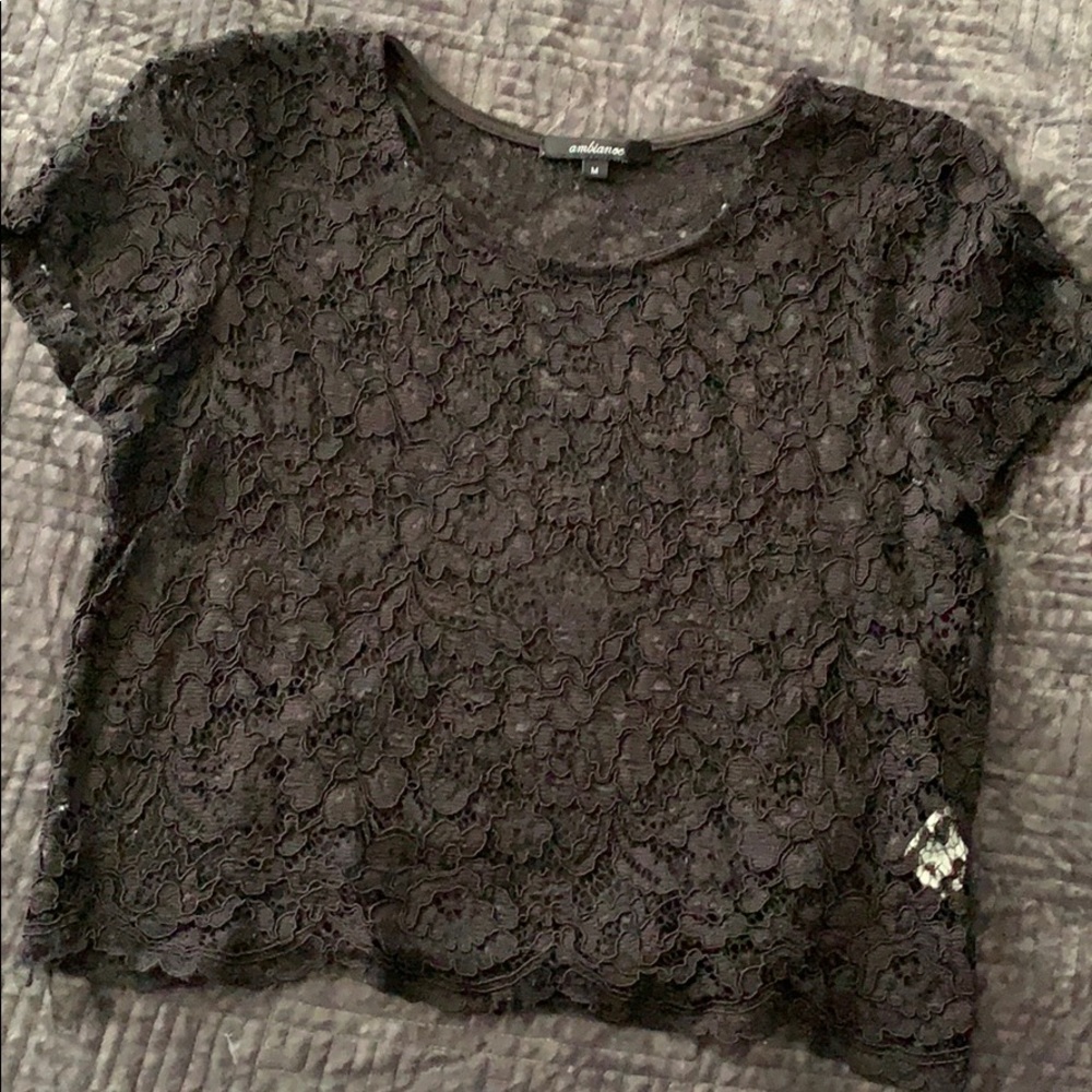Ambiance• Lace crop top